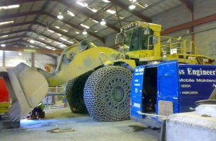 Weld Repairs on a Large Loading Shovel